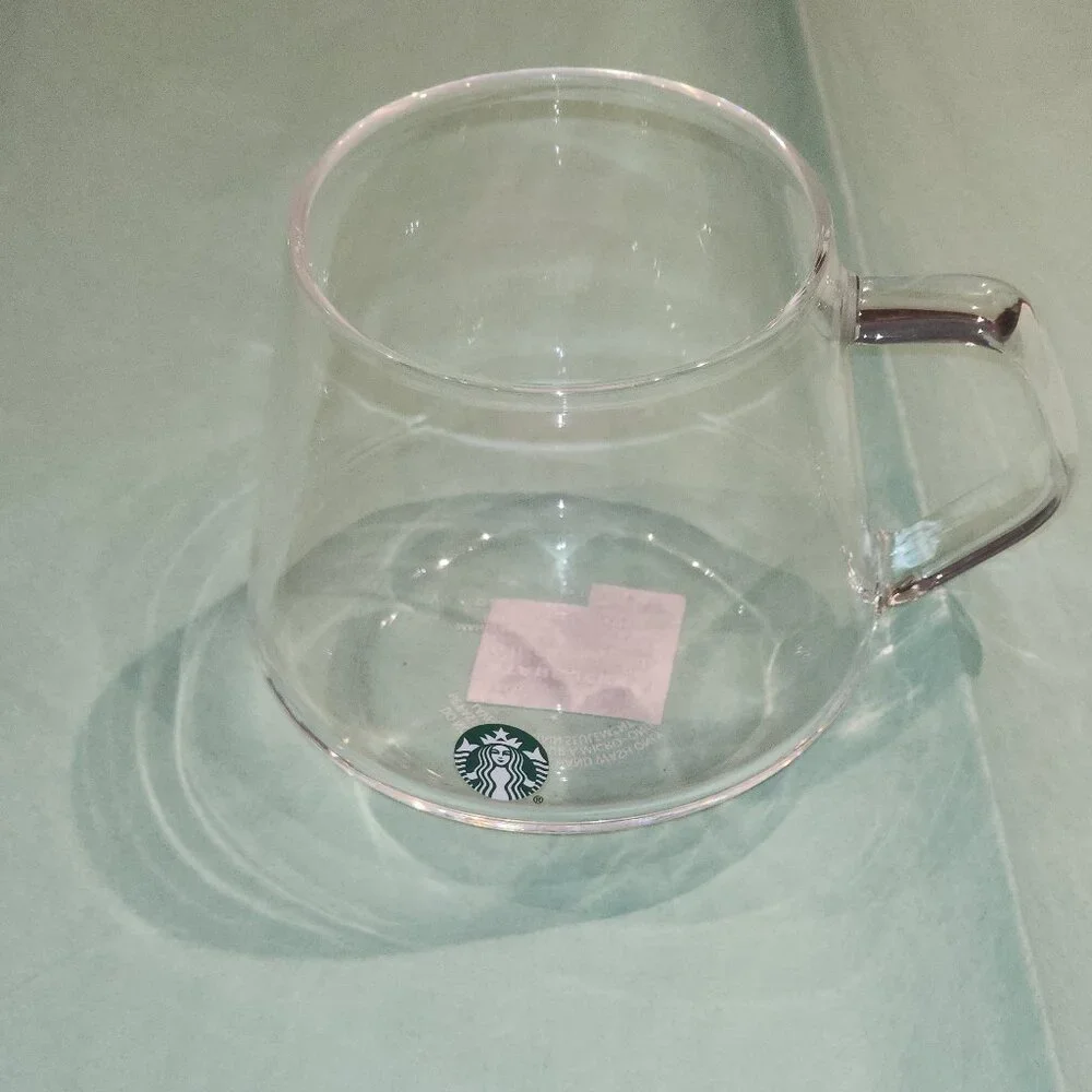 STARBUCKS GLASS MUG NWT - Picture 1 of 2